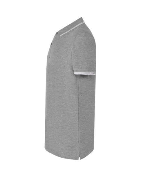 Polo JHK PORA 210 Grey melange/White Polo JHK PORA 210 Grey melange/White