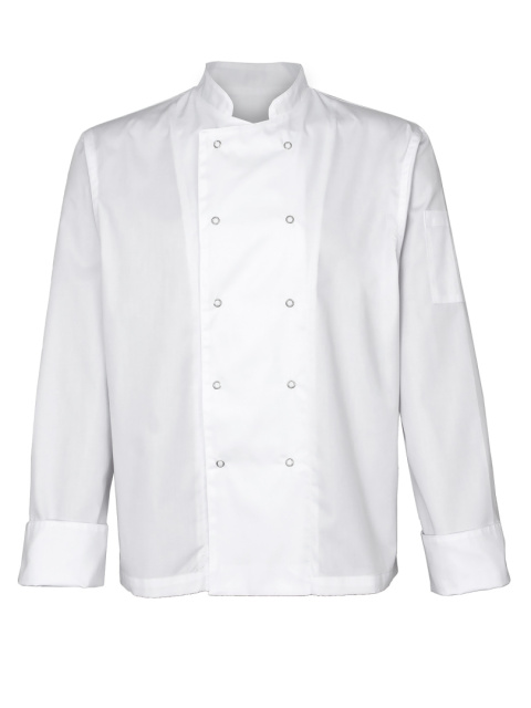 Bluza gastronomiczna męska biała KLASYCZNA długi rękaw Bluza gastronomiczna męska biała KLASYCZNA długi rękaw