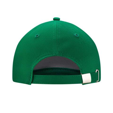 JHK Czapka 5 panelowa bawełna metalowe zapięcie Kelly Green JHK Czapka 5 panelowa bawełna metalowe zapięcie Kelly Green