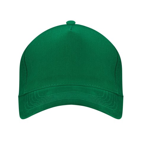JHK Czapka 5 panelowa bawełna metalowe zapięcie Kelly Green JHK Czapka 5 panelowa bawełna metalowe zapięcie Kelly Green