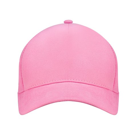 JHK Czapka 5 panelowa bawełna metalowe zapięcie Pink JHK Czapka 5 panelowa bawełna metalowe zapięcie Pink