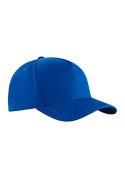 JHK Czapka 5 panelowa bawełna metalowe zapięcie Royal Blue JHK Czapka 5 panelowa bawełna metalowe zapięcie Royal Blue