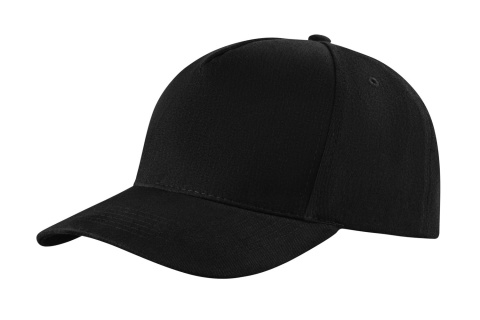 JHK Czapka 5 panelowa bawełna metalowe zapięcie Black JHK Czapka 5 panelowa bawełna metalowe zapięcie Black