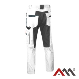 CLASSIC STRETCH SLIM WHITE-GRAY SPODNIE KAT. I