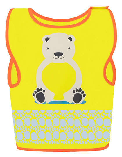 Children's Safety Vest Funtastic Wildlife CO² Neutral Niedźwiedź Children's Safety Vest Funtastic Wildlife CO² Neutral Niedźwiedź