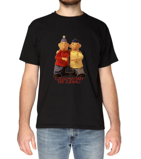 HIT T-SHIRT JHK TSRA 170 Czego myśmy nie zjebali z czerwonym napisem