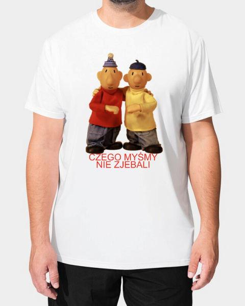 HIT T-SHIRT JHK TSRA 170 Czego myśmy nie zjebali z czerwonym napisem