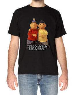 HIT T-SHIRT JHK TSRA 170 Czego myśmy nie zjebali z białym napisem