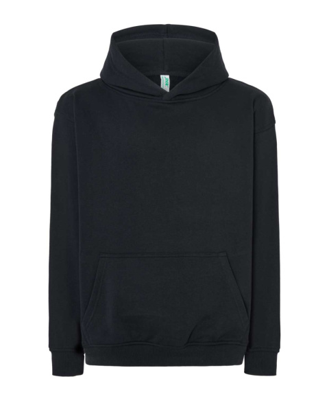 Bluza z kapturem JHK KANGOROO OVERSIZE 320 Black