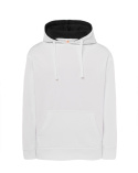 Bluza z kapturem JHK OCEAN HOODED CONTRAST Biały/Navy