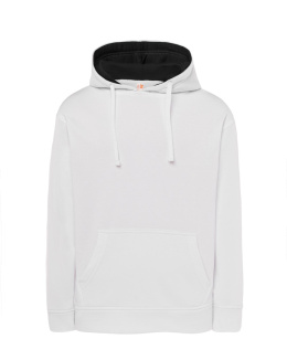 Bluza z kapturem JHK OCEAN HOODED CONTRAST Biały/Navy