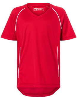 Junior Team Shirt Czerwony/Biały