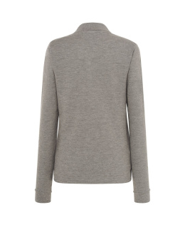 Polo z długim rękawem POPL 200 LS JHK Grey Melange