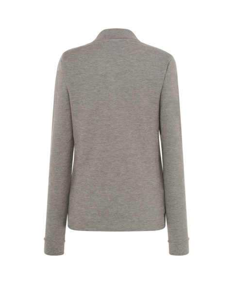 Polo z długim rękawem POPL 200 LS JHK Grey Melange Polo z długim rękawem POPL 200 LS JHK Grey Melange