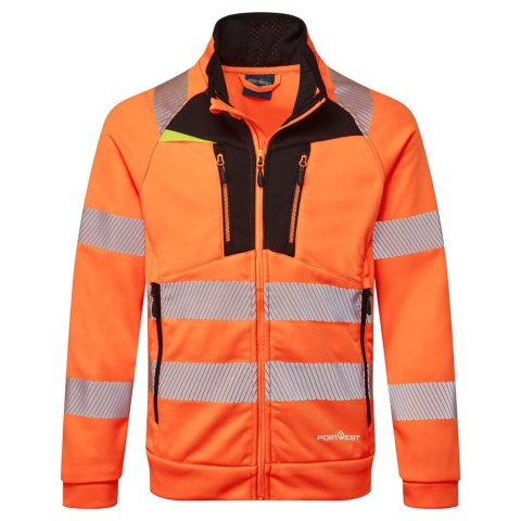 Bluza ostrzegawcza DX4 ze stójką zapinana na zamek Bluza ostrzegawcza DX4 ze stójką zapinana na zamek