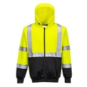 Bluza ostrzegawcza dwukolorowa z kapturem
