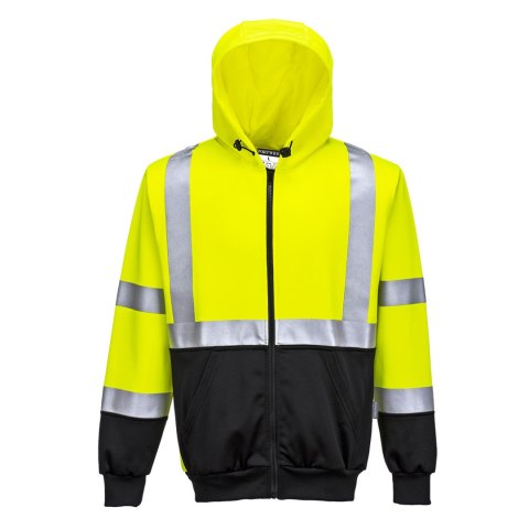 Bluza ostrzegawcza dwukolorowa z kapturem Bluza ostrzegawcza dwukolorowa z kapturem