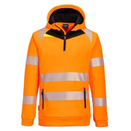 Bluza ostrzegawcza z kapturem DX4 i zamkiem 1/4