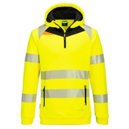 Bluza ostrzegawcza z kapturem DX4 i zamkiem 1/4