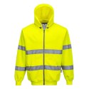 Bluza ostrzegawcza z kapturem zapinana na zamek błyskawiczny Bluza ostrzegawcza z kapturem zapinana na zamek błyskawiczny
