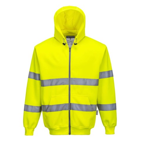Bluza ostrzegawcza z kapturem zapinana na zamek błyskawiczny Bluza ostrzegawcza z kapturem zapinana na zamek błyskawiczny