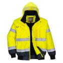 Kontrastowa kurtka ostrzegawcza Bomber 3 w 1 Kontrastowa kurtka ostrzegawcza Bomber 3 w 1
