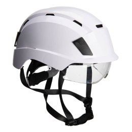 Kask ze zintegrowaną wizjerką