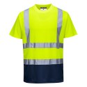 T-shirt ostrzegawczy dwukolorowy T-shirt ostrzegawczy dwukolorowy