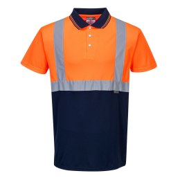 Dwukolorowa koszulka ostrzegawcza polo